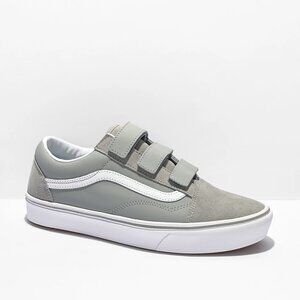 Vans Old Skool V ComfyCush Safe Space Drizzle & True White Skate Shoes Sz 9.5